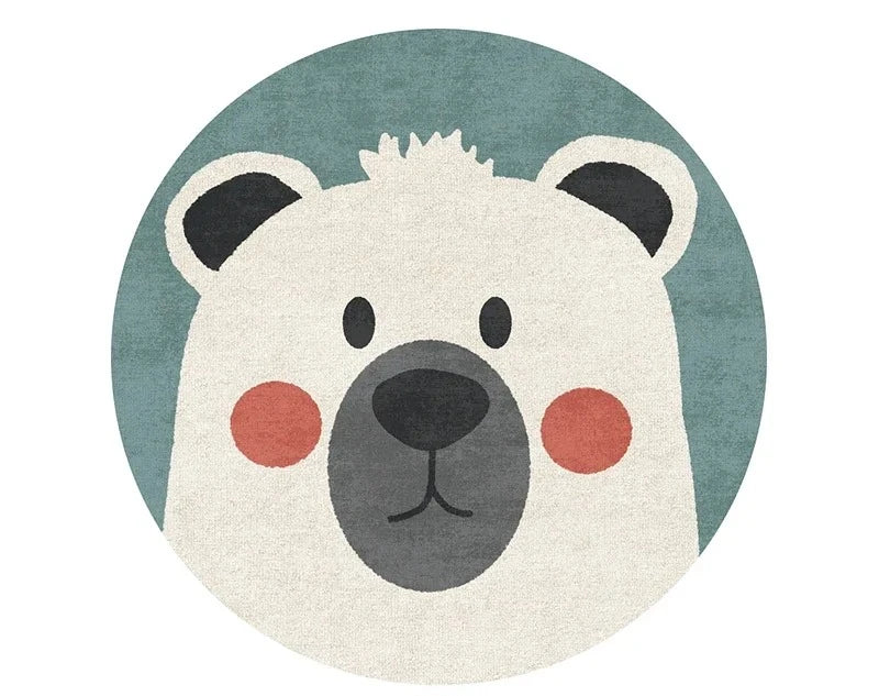 Cartoon Carpets for Living Room Cute Bedroom Deco