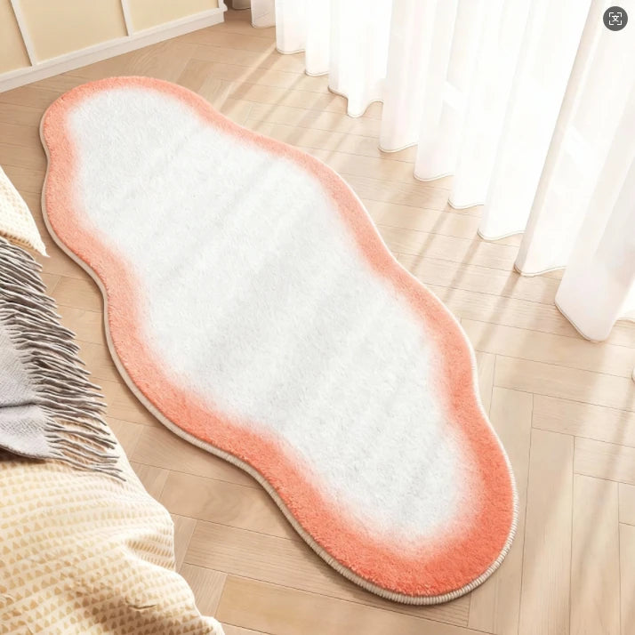Irregular Shape Rugs for Bedroom Thick Plush Living Room Decoration Cloud Carpet