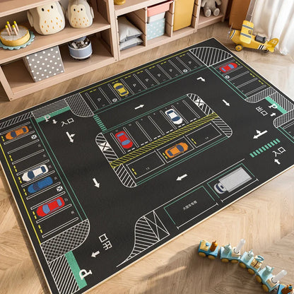 Cartoon Car Traffic Children's Carpet Playroom Baby Crawl Mat