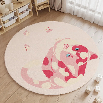 Animal Patterns Carpets for Living Room Fluffy Soft Bedroom Decor Carpet