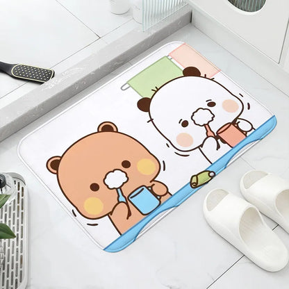 1PC Bubu and Dudu Cute Cartoon Non-Slip Welcome Mat