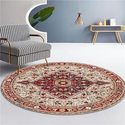 Moroccan Style Living Room Decoration Round Carpet