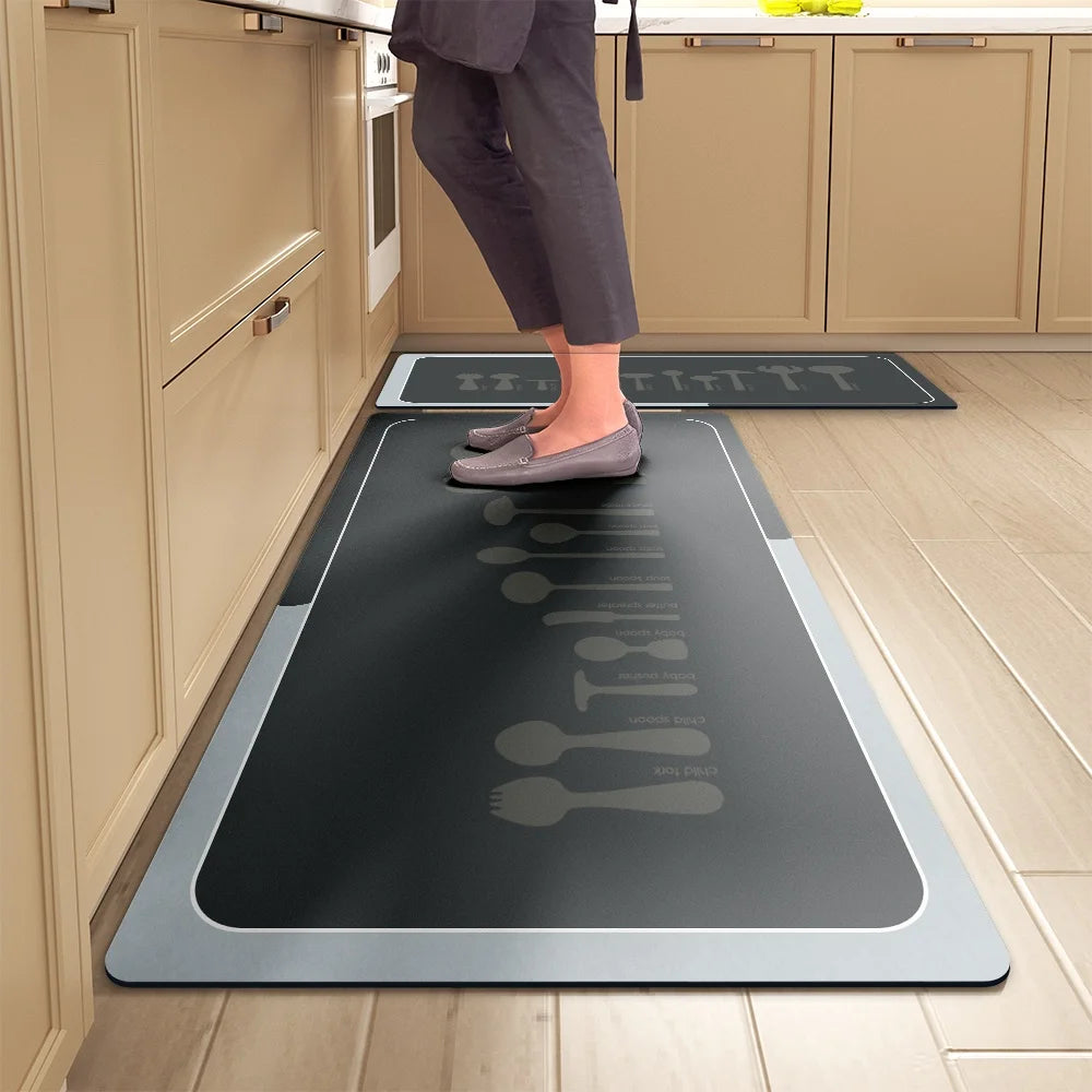Soft Waterproof Non-Slip Kitchen Floor Mat