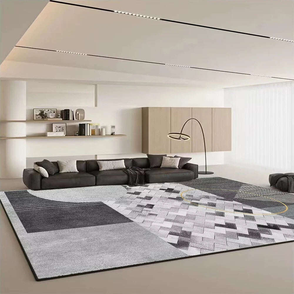 Modern Geometric Large Rugs for Living Room