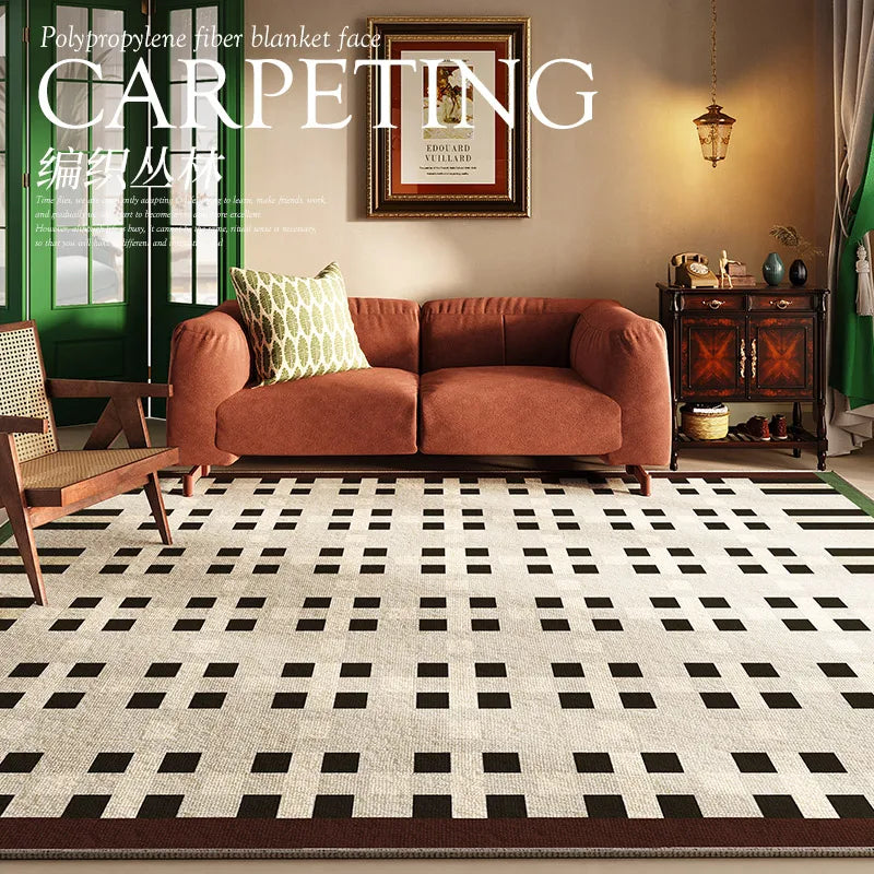 French Retro Living Room Decoration Carpets