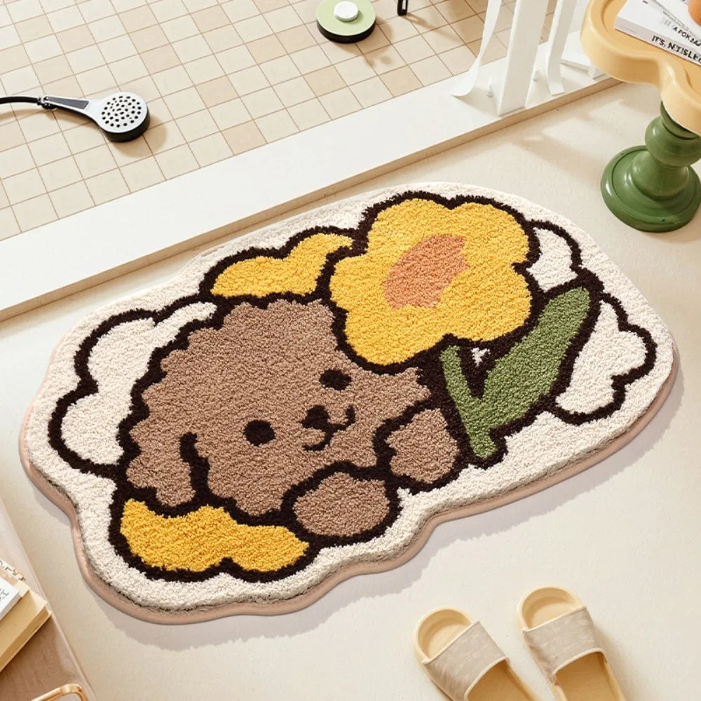 Cartoon Frog Entrance Carpet