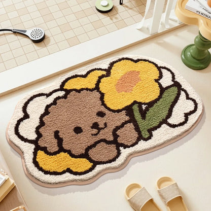 Cartoon Frog Entrance Carpet