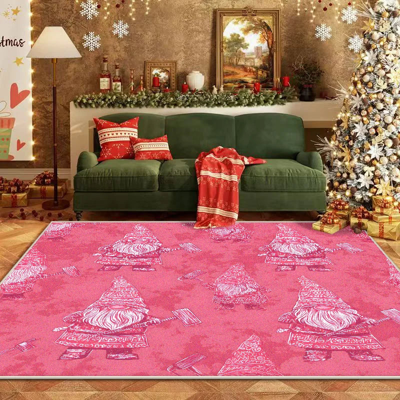 Christmas Style Carpet Living Room High-end Tea Table Rug