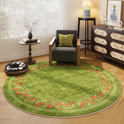 Modern Style Bedroom Decor Round Carpet