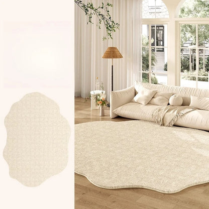 Fluffy Soft Lounge Floor Mat Thickend Plush Bedside Rug
