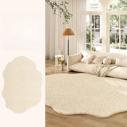 Fluffy Soft Lounge Floor Mat Thickend Plush Bedside Rug