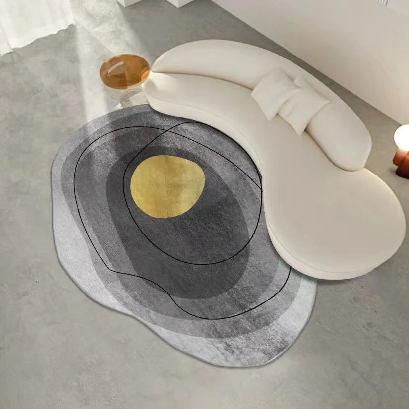 Heterogonal Bedroom Decor Plush Carpet