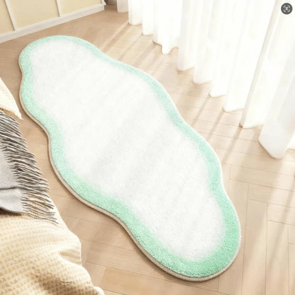 Irregular Shape Rugs for Bedroom Thick Plush Living Room Decoration Cloud Carpet