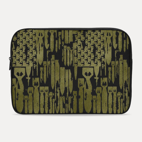 Print On Demand - Laptop Sleeve - "EOD Bomb Flag" (OD Green)