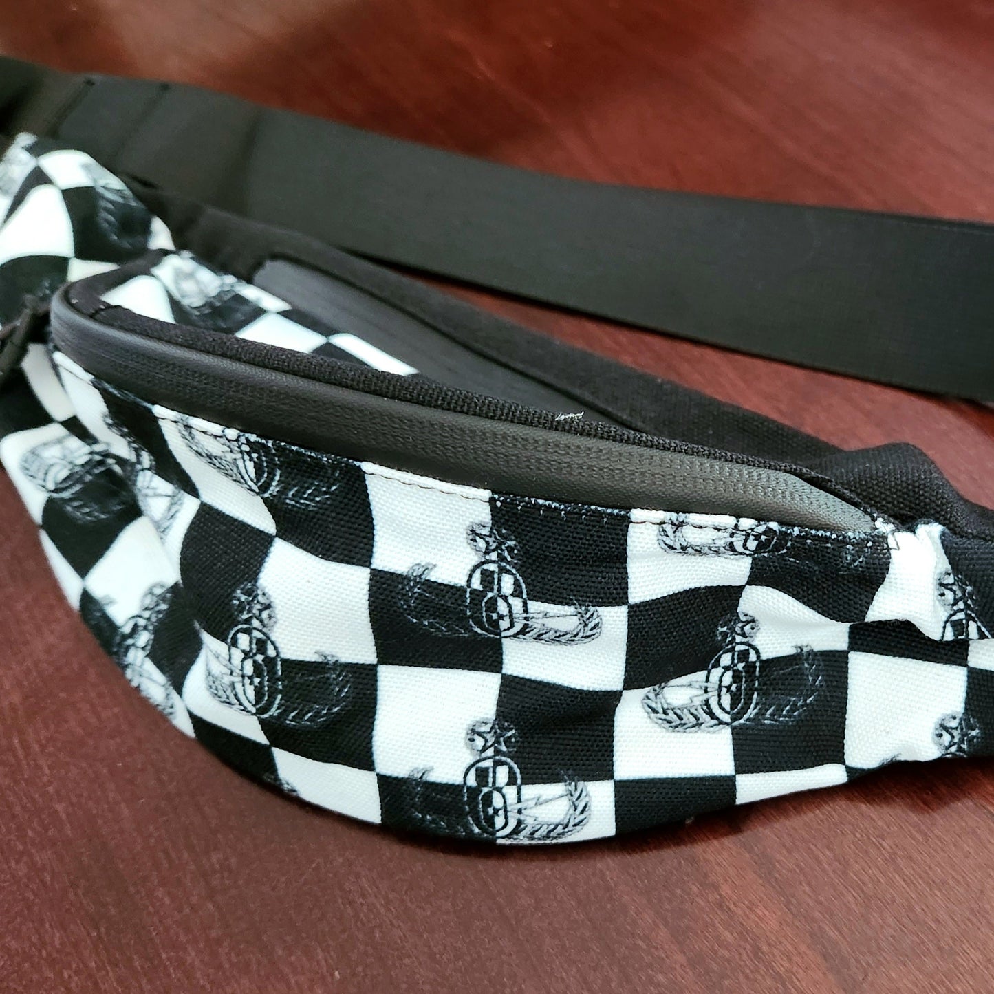 Print On Demand - Crossbody Sling Bag - "EOD Checkered Flag"